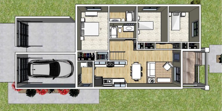 3 Bedroom Floor Plan2